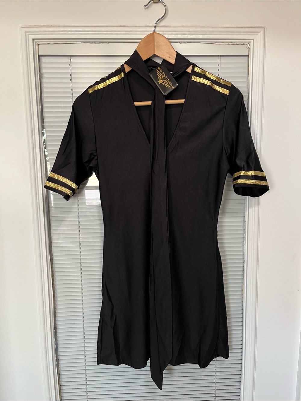 Halloween Costume NEW Mile High Captain Flight Attendant Dress Up Party Small